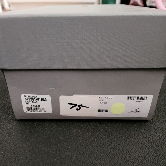 SALE NWT Balenciaga denim flats with original box - Picture 7 of 8